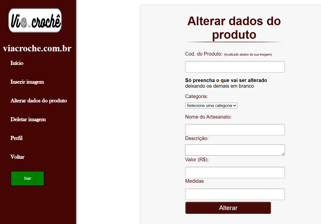 alterar